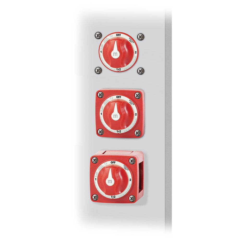 Suncoast Marine and Auto offers Blue Sea 6007 m-Series (Mini) Battery Switch Selector Four Position Red [6007]