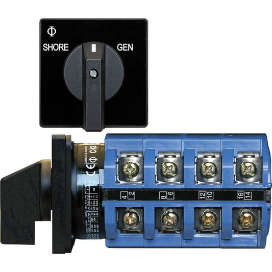 Suncoast Marine and Auto offers Blue Sea 6337 Switch, AC 120V AC 30A OFF+2 Position [6337]