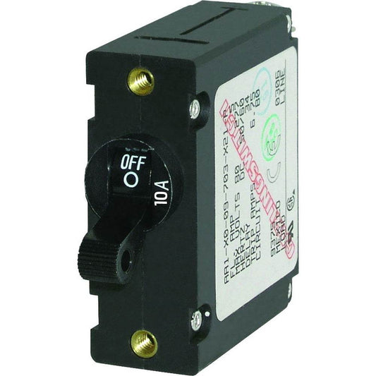 Suncoast Marine and Auto offers Blue Sea 7204 AC / DC Single Pole Magnetic World Circuit Breaker - 10 Amp [7204]