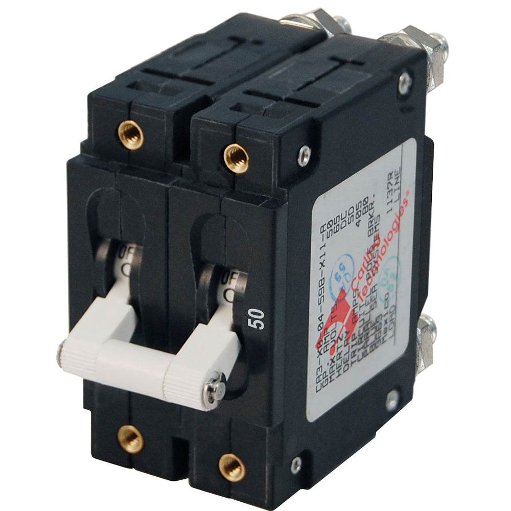 Suncoast Marine and Auto offers Blue Sea 7251 C-Series Double Pole Circuit Breaker - 50A [7251]