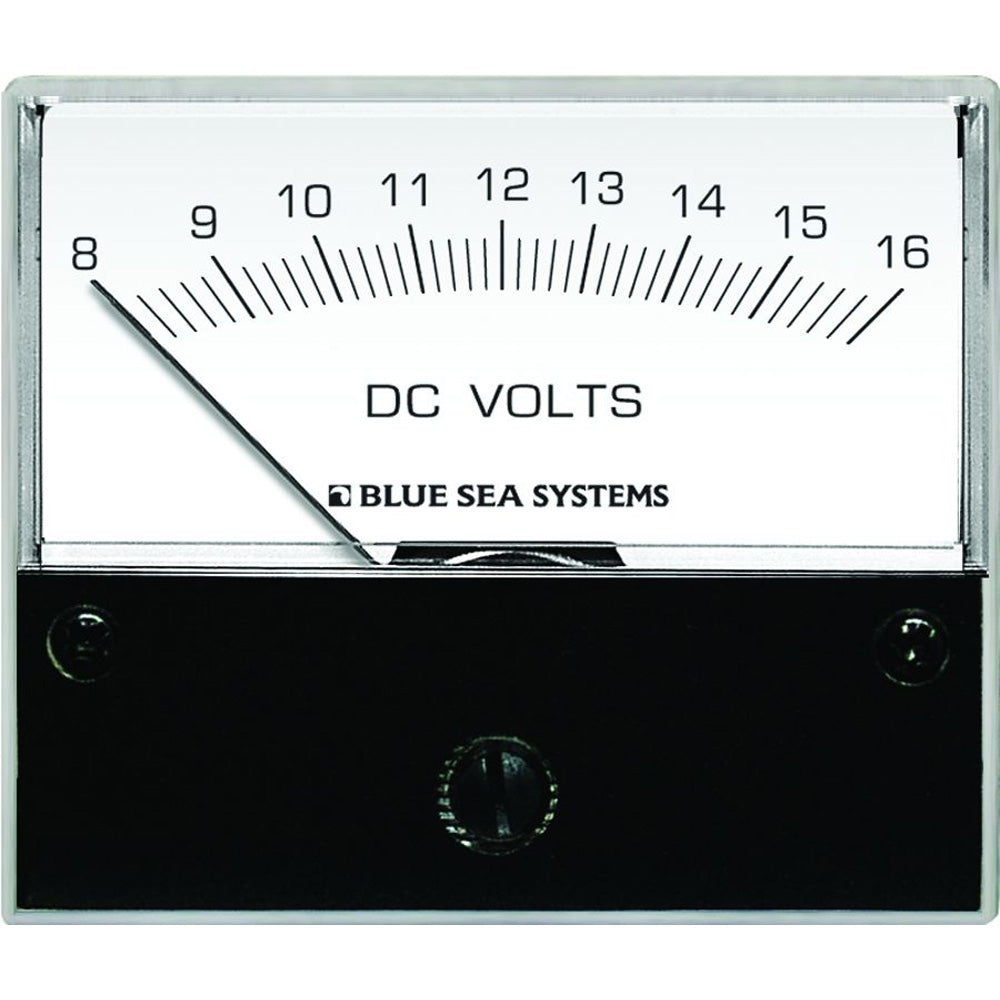 Suncoast Marine and Auto offers Blue Sea 8003 DC Analog Voltmeter - 2-3/4" Face, 8-16 Volts DC [8003]