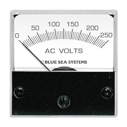 Suncoast Marine and Auto offers Blue Sea 8245 AC Analog Micro Voltmeter - 2" Face, 0-250 Volts AC [8245]