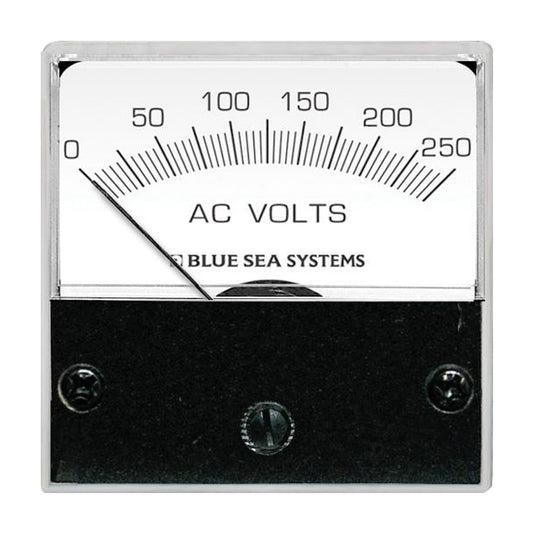 Suncoast Marine and Auto offers Blue Sea 8245 AC Analog Micro Voltmeter - 2" Face, 0-250 Volts AC [8245]