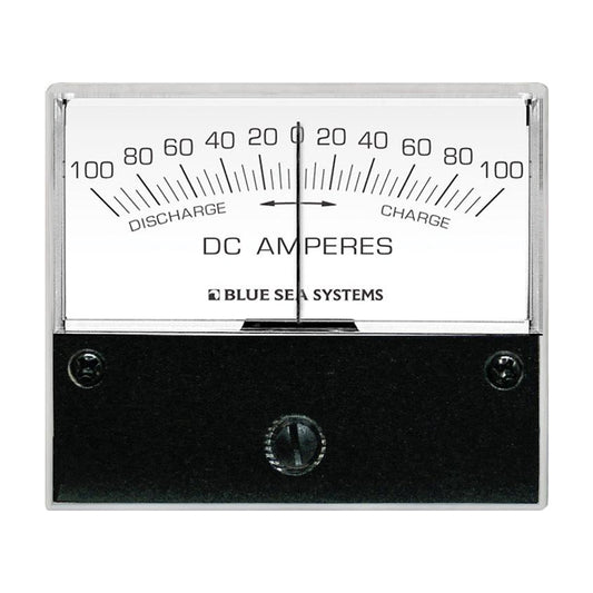 Suncoast Marine and Auto offers Blue Sea 8253 DC Zero Center Analog Ammeter - 2-3/4" Face, 100-0-100 Amperes DC [8253]