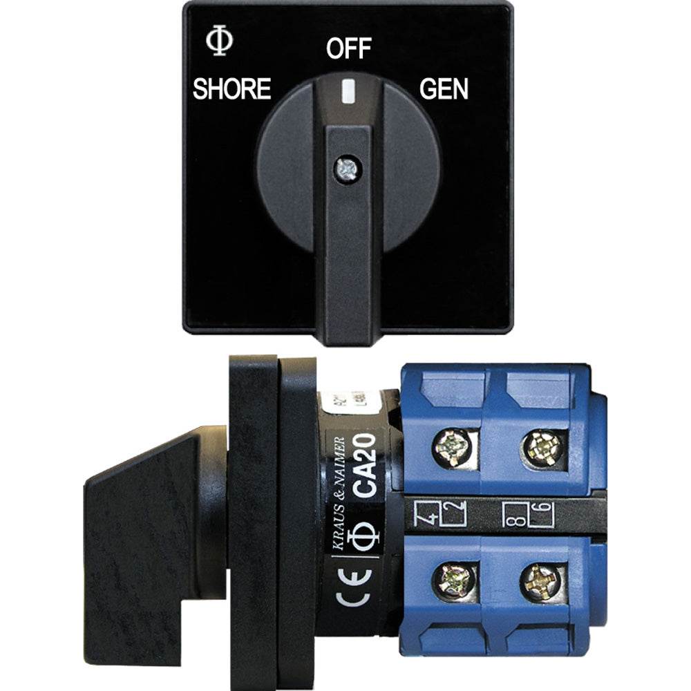 Suncoast Marine and Auto offers Blue Sea 9009 Switch, AC 120VAC 32A OFF +2 Position [9009]