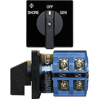 Suncoast Marine and Auto offers Blue Sea 9011 Switch, AV 120VAC 65A OFF +2 Positions [9011]