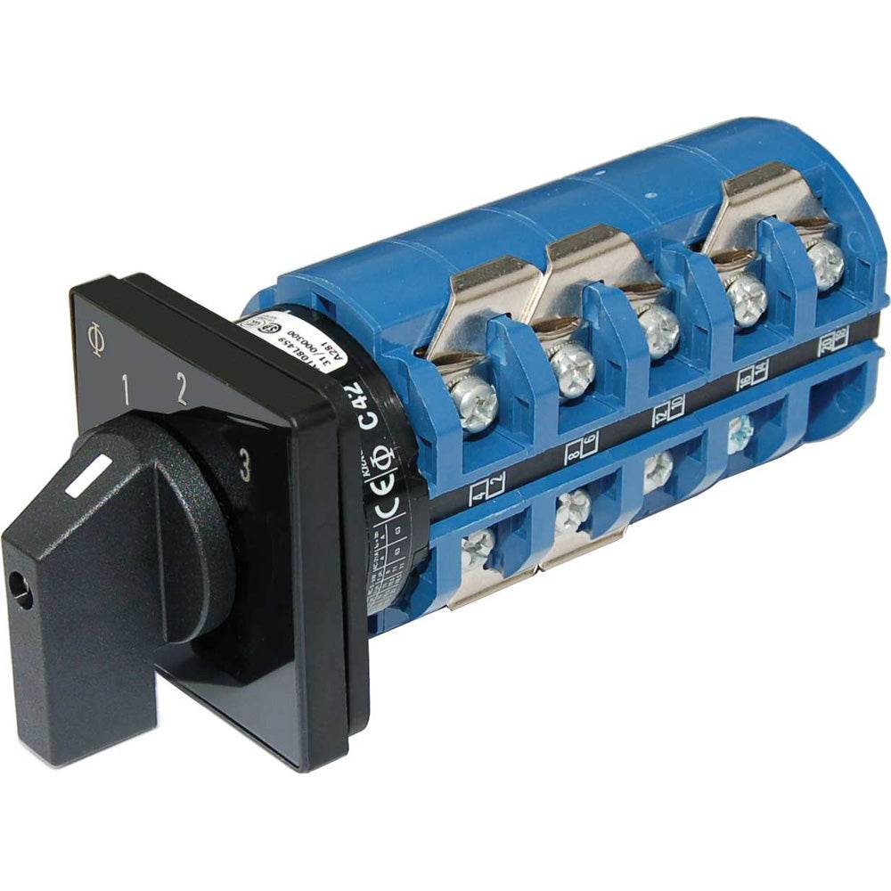 Suncoast Marine and Auto offers Blue Sea 9077 Switch, AC 240VAC 63A OFF +3 Positions [9077]