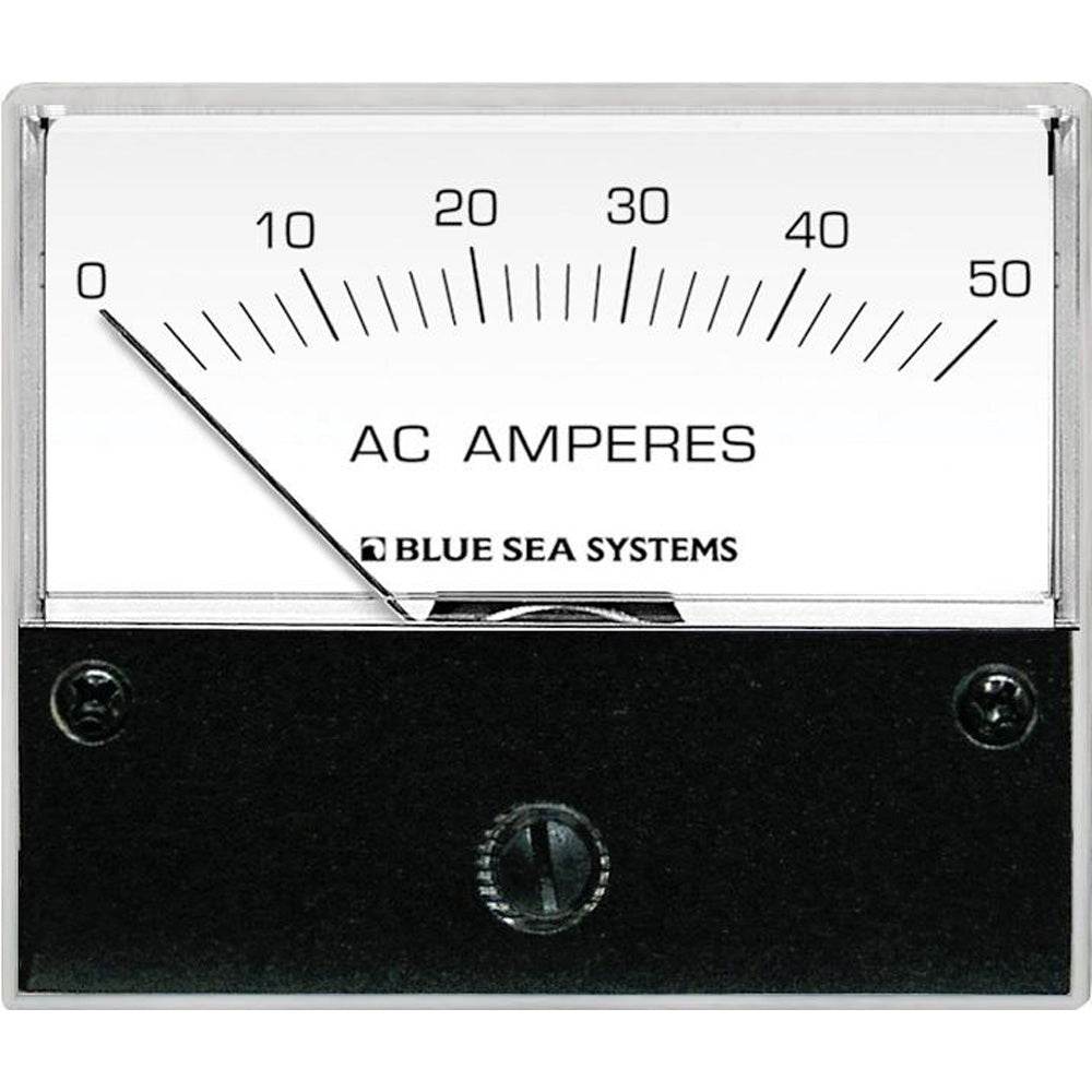 Suncoast Marine and Auto offers Blue Sea 9630 AC Analog Ammeter 0-50 Amperes AC [9630]