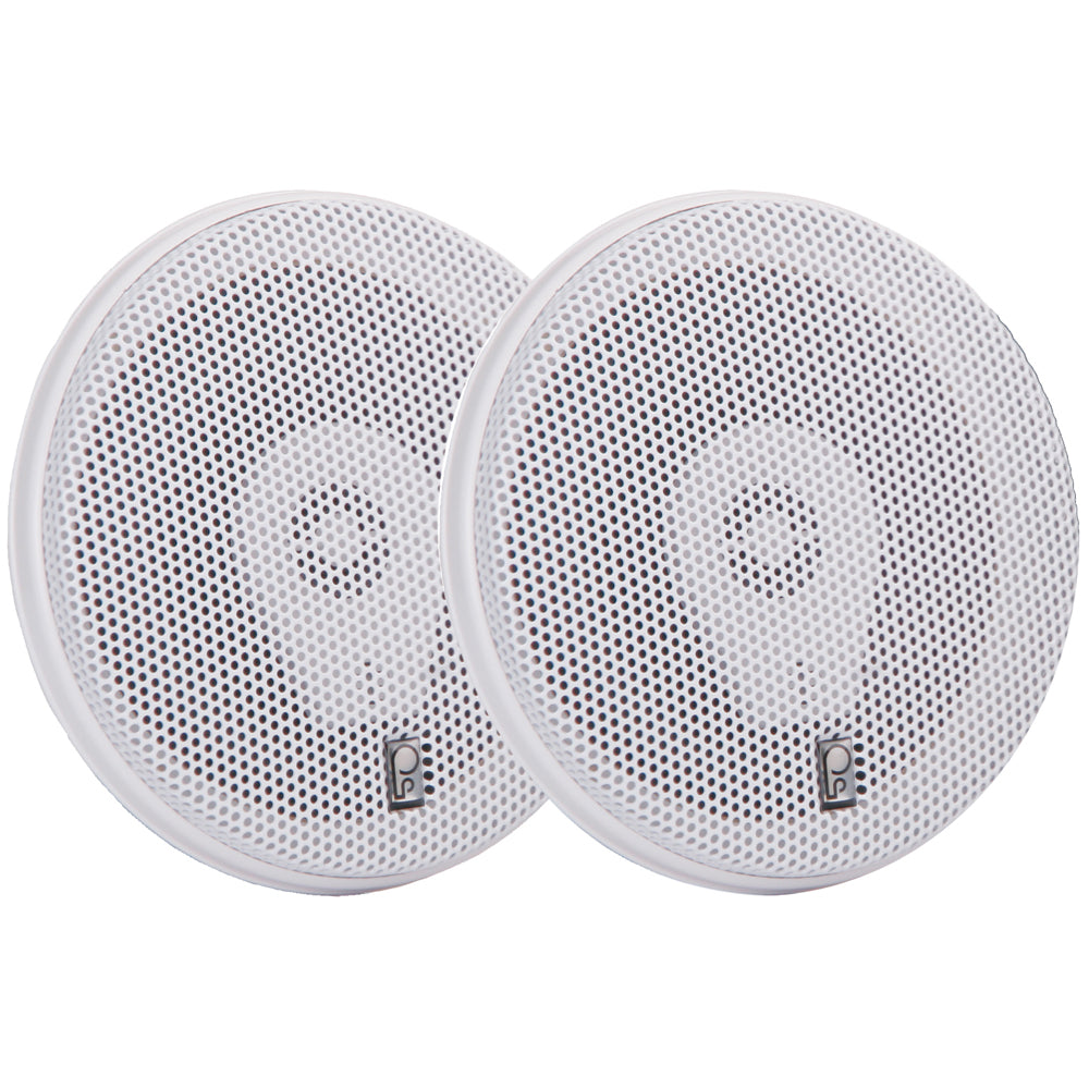 Suncoast Marine and Auto offers Poly-Planar MA-8506 6" 200 Watt Titanium Series Speakers - White [MA8506W]