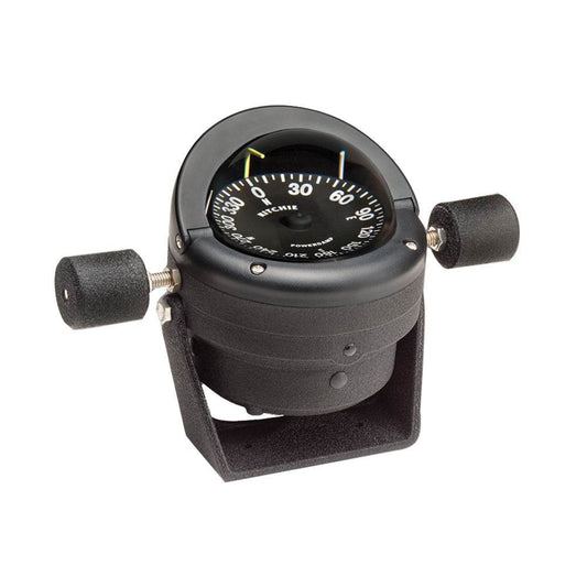 Suncoast Marine and Auto offers Ritchie HB-845 Helmsman Steel Boat Compass - Bracket Mount - Black [HB-845]