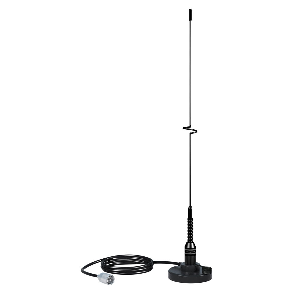 Suncoast Marine and Auto offers Shakespeare VHF 19" 5218 Black SS Whip Antenna - Magnetic Mount [5218]