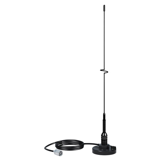 Suncoast Marine and Auto offers Shakespeare VHF 19" 5218 Black SS Whip Antenna - Magnetic Mount [5218]