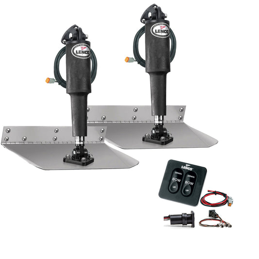 Suncoast Marine and Auto offers Lenco 9" x 12" Standard Trim Tab Kit w/Standard Integrated Switch Kit 12V [15104-102]