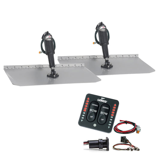 Suncoast Marine and Auto offers Lenco 12" x 12" Standard Trim Tab Kit w/LED Integrated Switch Kit 12V [15109-103]