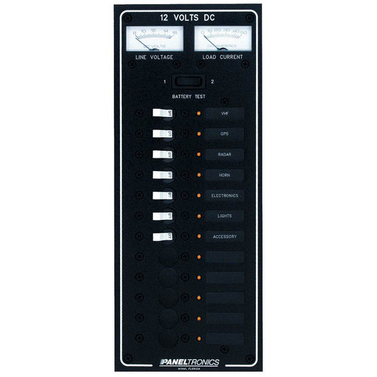 Suncoast Marine and Auto offers Paneltronics Standard DC 12 Position Breaker Panel w/LEDs [9972220B]