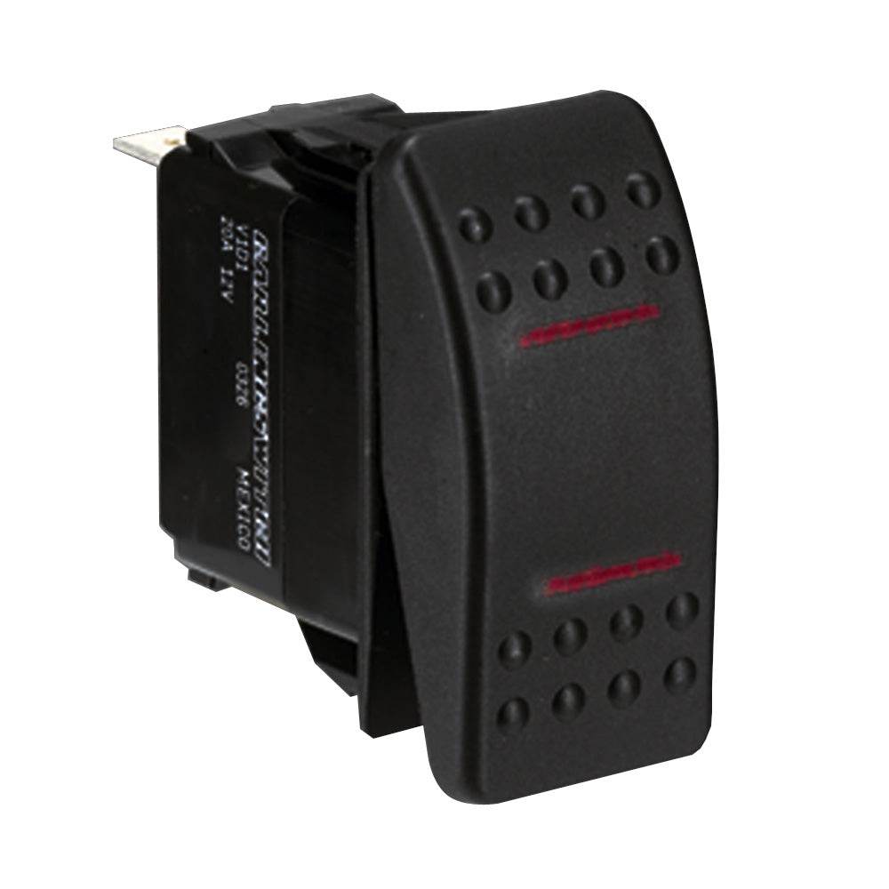 Suncoast Marine and Auto offers Paneltronics SPDT ON/OFF/ON Waterproof Contura Rocker Switch [001-700]