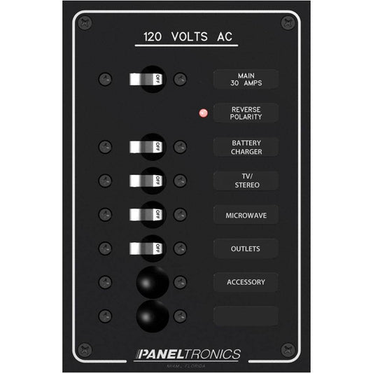 Suncoast Marine and Auto offers Paneltronics Standard AC 6 Position Breaker Panel & Main [9982305B]