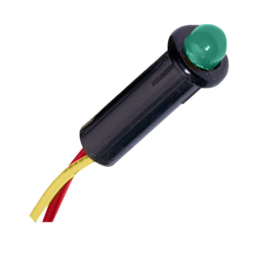 Suncoast Marine and Auto offers Paneltronics LED Indicator Light - Green - 12-14 VDC - 1/4" [048-004]