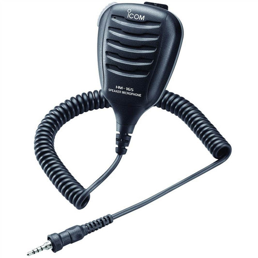 Suncoast Marine and Auto offers Icom HM-165 Speaker Mic w/Alligator Clip - Waterproof [HM165]