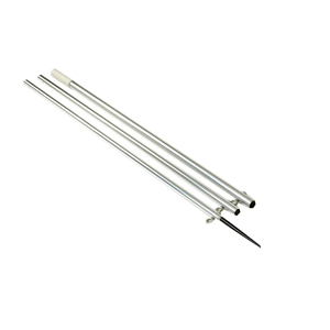 Suncoast Marine and Auto offers Lee's 18.5' Bright Silver Pole w/Black Spike Step Tube 1.5" [MX8718CR]