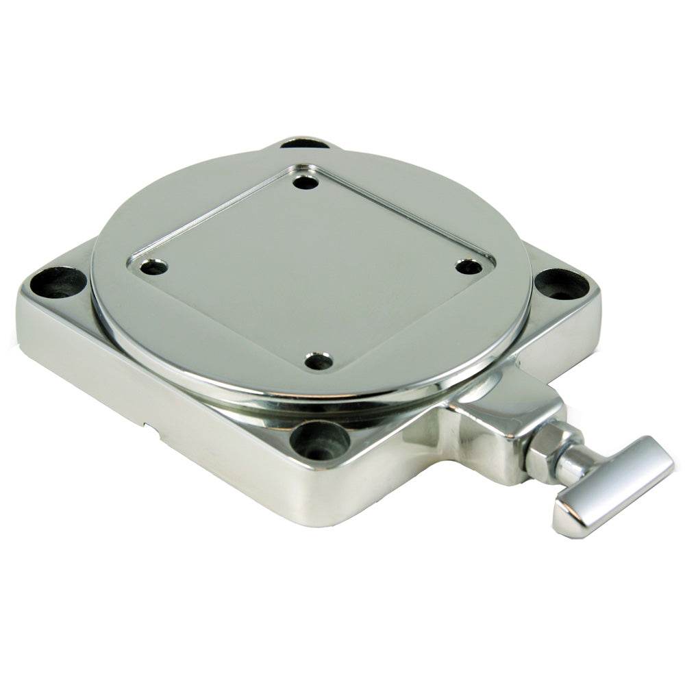 Suncoast Marine and Auto offers Cannon Stainless Steel Low Profile Swivel Base [1903002]