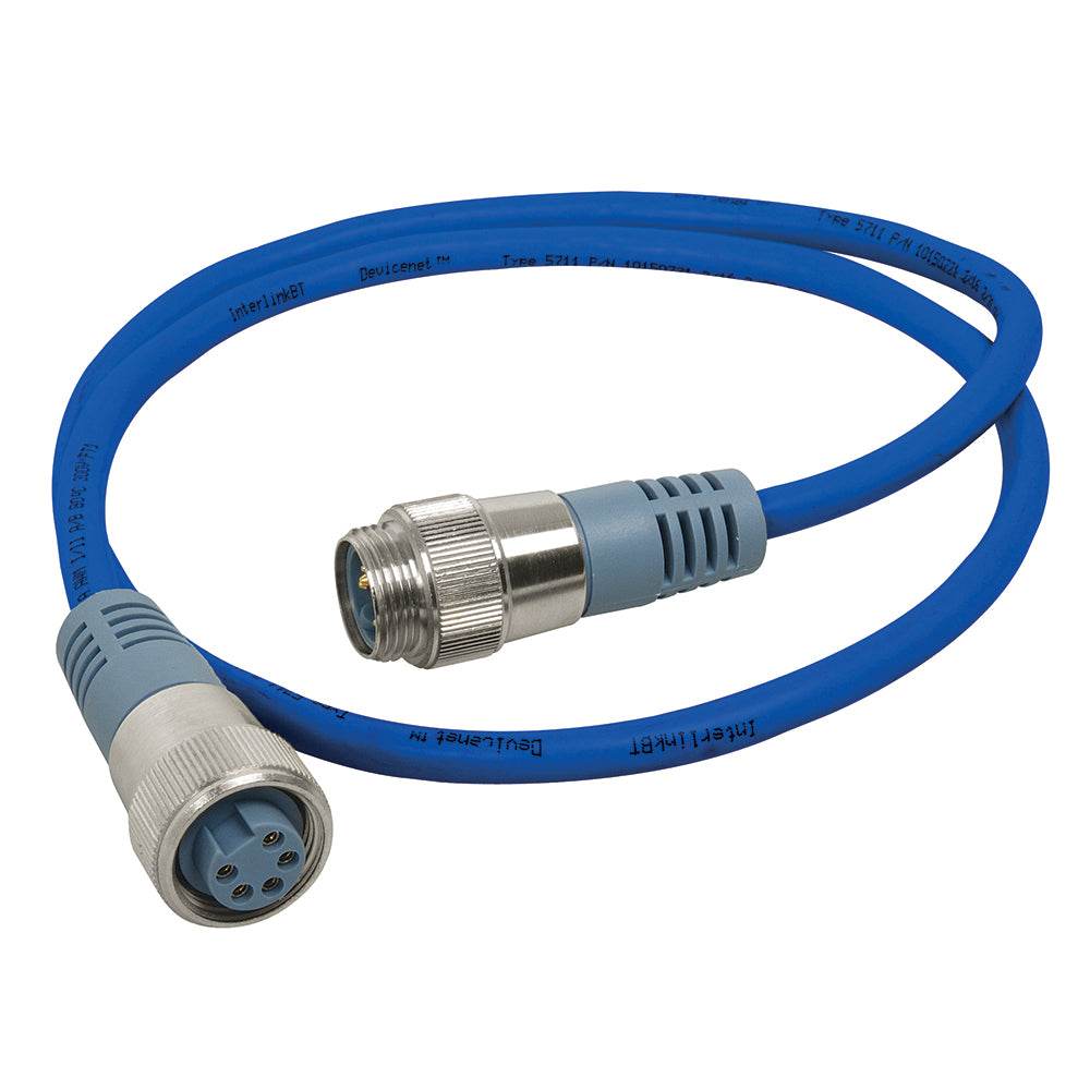 Suncoast Marine and Auto offers Maretron Mini Double Ended Cordset - Male to Female - 0.5M - Blue [NM-NB1-NF-00.5]