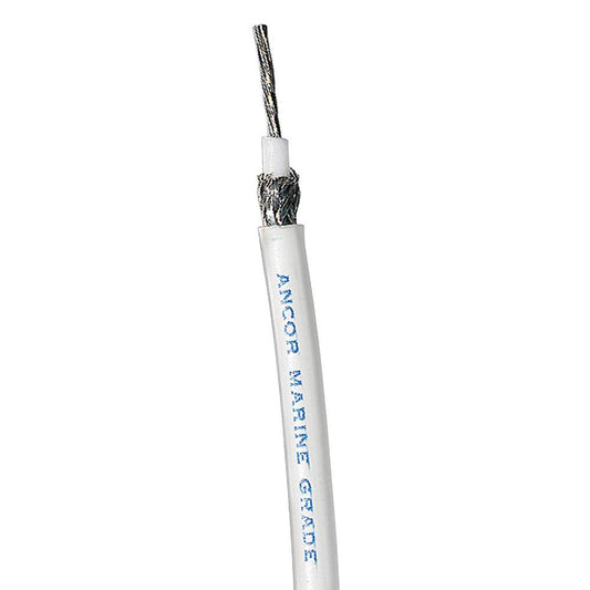 Suncoast Marine and Auto offers Ancor RG 8X White Tinned Coaxial Cable - 100 [151510]