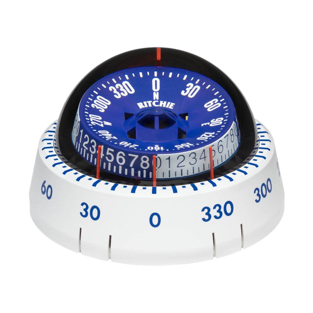 Suncoast Marine and Auto offers Ritchie XP-98W X-Port Tactician Compass - Surface Mount - White [XP-98W]