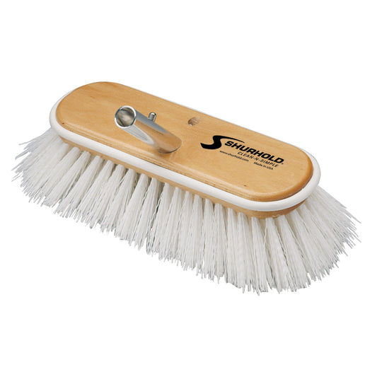 Suncoast Marine and Auto offers Shurhold 10" Polypropylene Stiff Bristle Deck Brush [990]