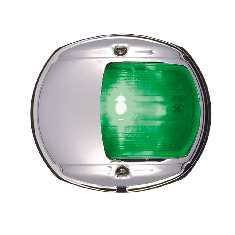 Suncoast Marine and Auto offers Perko LED Side Light - Green - 12V - Chrome Plated Housing [0170MSDDP3]