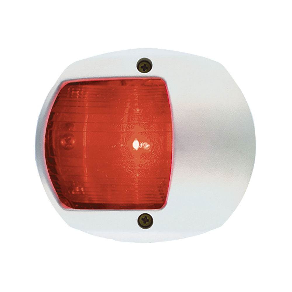 Suncoast Marine and Auto offers Perko LED Side Light - Red - 12V - White Plastic Housing [0170WP0DP3]