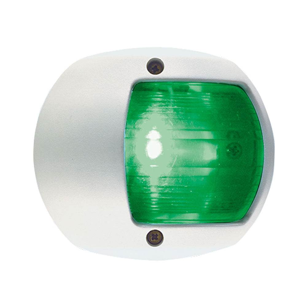 Suncoast Marine and Auto offers Perko LED Side Light - Green - 12V - White Plastic Housing [0170WSDDP3]