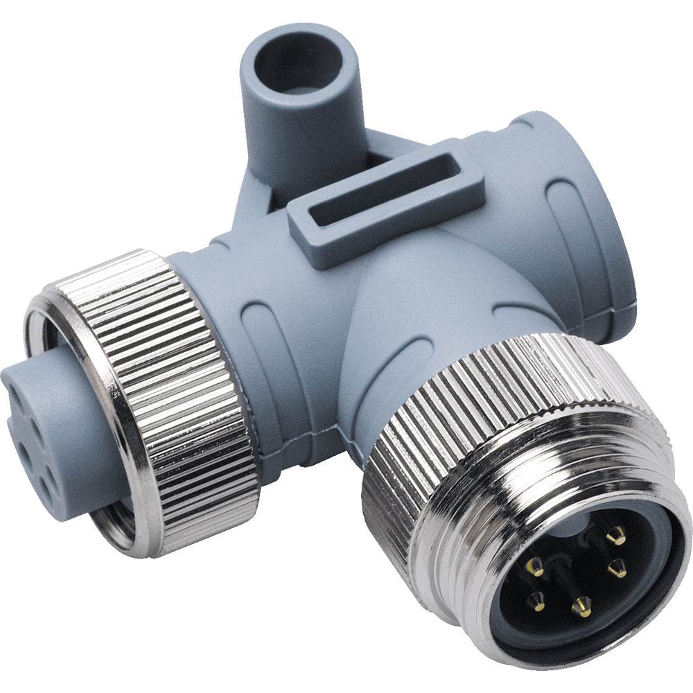 Suncoast Marine and Auto offers Maretron Mini 90 Deg. Male to Female Connector [ELB-NM-NF]