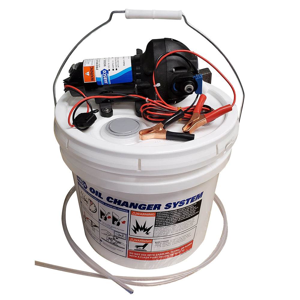 Suncoast Marine and Auto offers Jabsco DIY Oil Change System w/Pump & 3.5 Gallon Bucket [17850-1012]