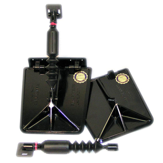 Suncoast Marine and Auto offers Nauticus SX9510-60 Smart Tab SX Composite Trim Tabs 9.5 x 10 - f/15-18 Boat w/60 - 135HP - Black [SX9510-60]