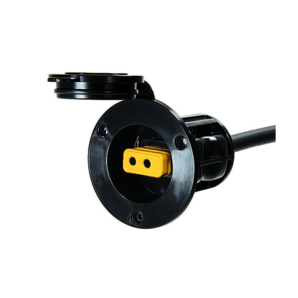 Suncoast Marine and Auto offers Cannon Flush Mount Power Port - Black [1903012]