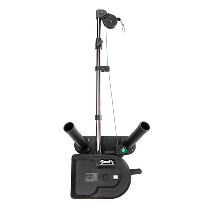 Suncoast Marine and Auto offers Scotty 1116 Propack 60" Telescoping Electric Downrigger w/ Dual Rod Holders and Swivel Base [1116]