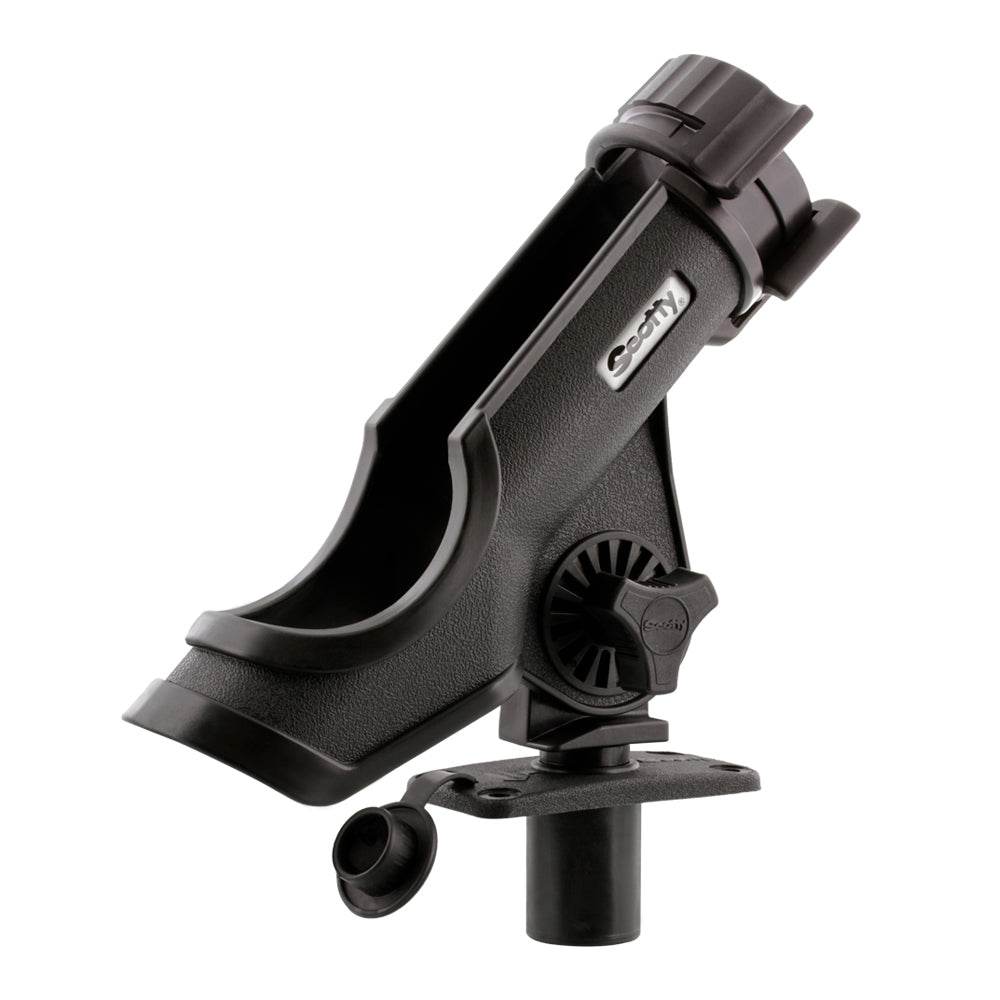 Suncoast Marine and Auto offers Scotty Powerlock Rod Holder Black w/244 Flush Deck Mount [231-BK]