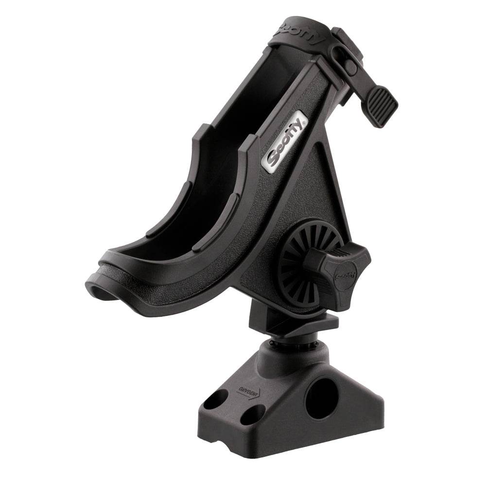 Suncoast Marine and Auto offers Scotty 280 Bait Caster/Spinning Rod Holder w/241 Deck/Side Mount - Black [280-BK]