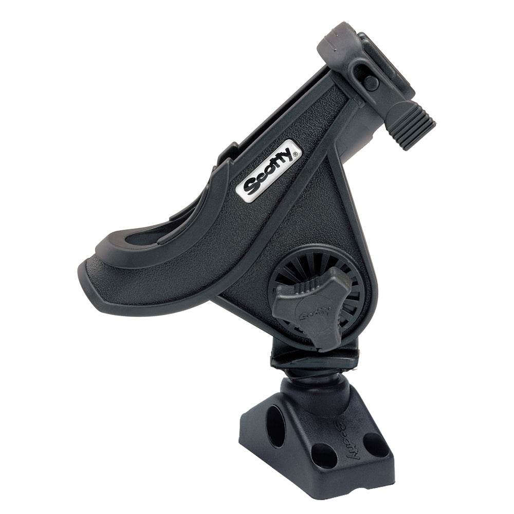 Suncoast Marine and Auto offers Scotty 280 Bait Caster/Spinning Rod Holder w/241 Deck/Side Mount - Black [280-BK]