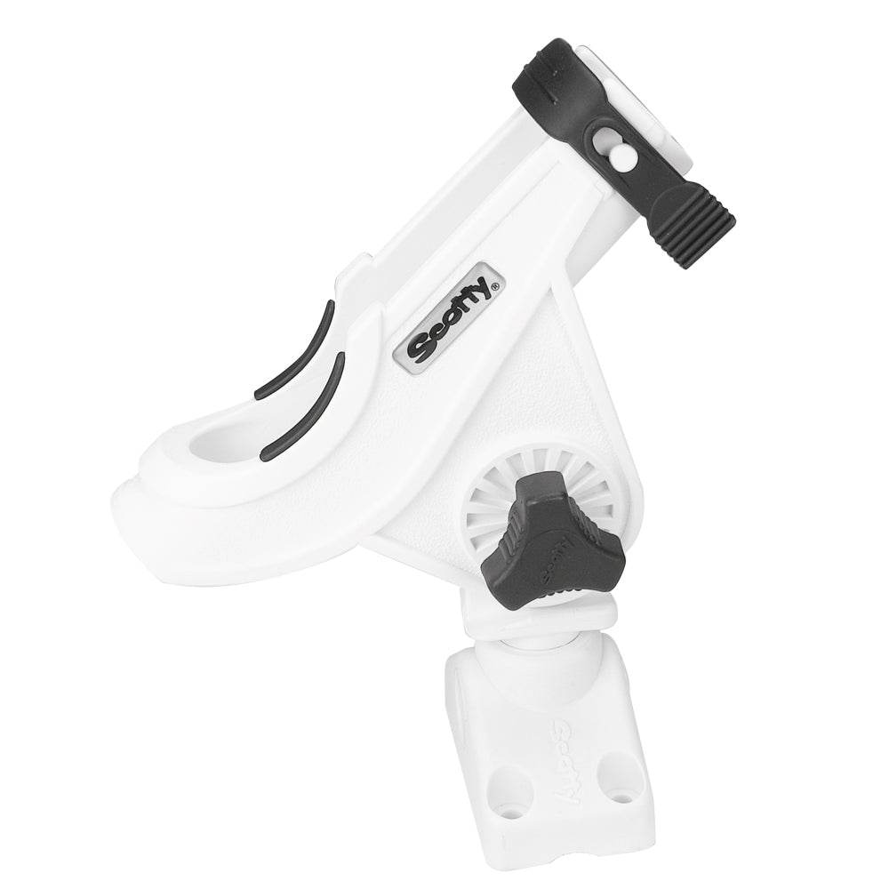 Suncoast Marine and Auto offers Scotty 280 Bait Caster/Spinning Rod Holder w/241 Deck/Side Mount - White [280-WH]