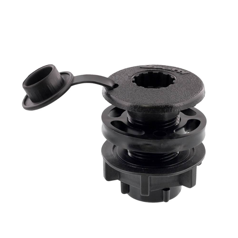 Suncoast Marine and Auto offers Scotty Compact Threaded Round Deck Mount [444-BK]