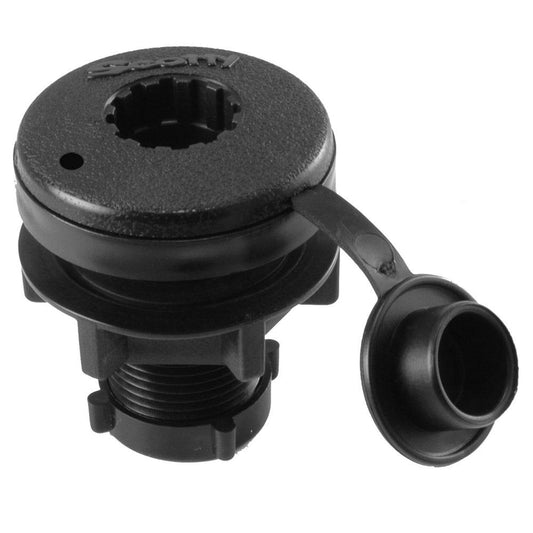 Suncoast Marine and Auto offers Scotty Compact Threaded Round Deck Mount [444-BK]