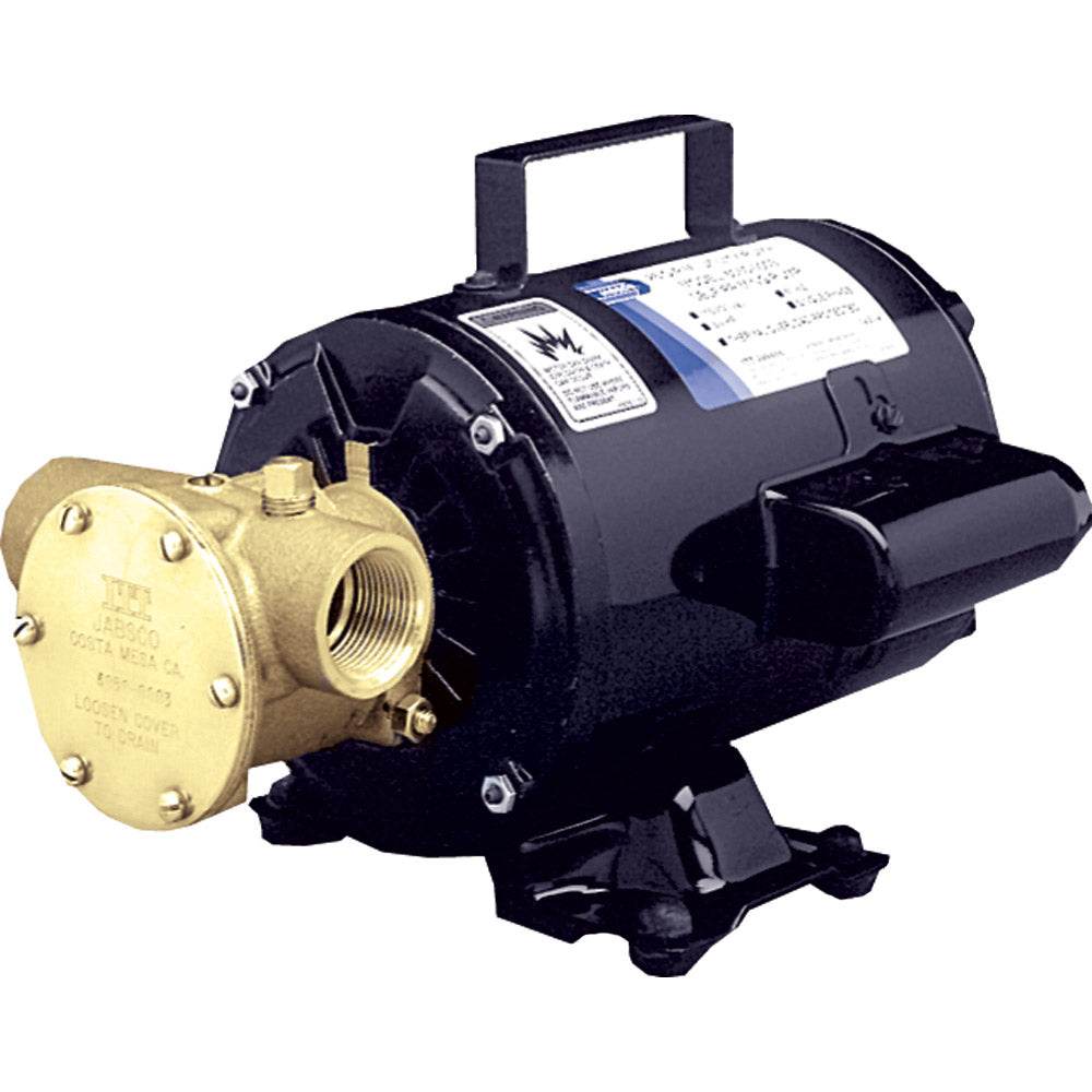 Suncoast Marine and Auto offers Jabsco Utility Pump w/Open Drip Proof Motor - 115V [6050-0003]