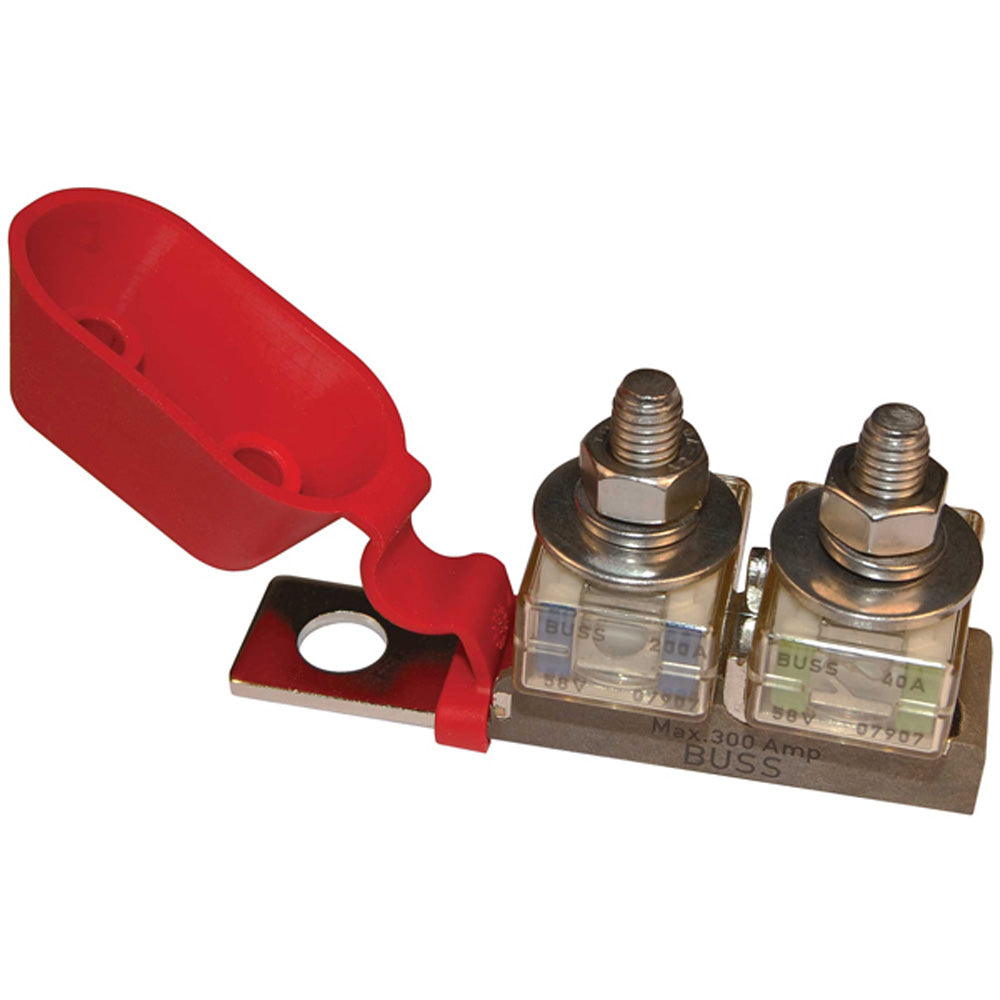 Suncoast Marine and Auto offers Blue Sea 2151 Terminal Fuse Block - 3/8" Mounting Hole - 2 Terminal Studs [2151]