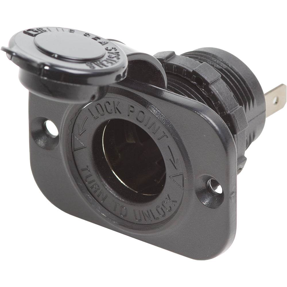 Suncoast Marine and Auto offers Blue Sea 12 Volt Dash Socket - Black [1011]