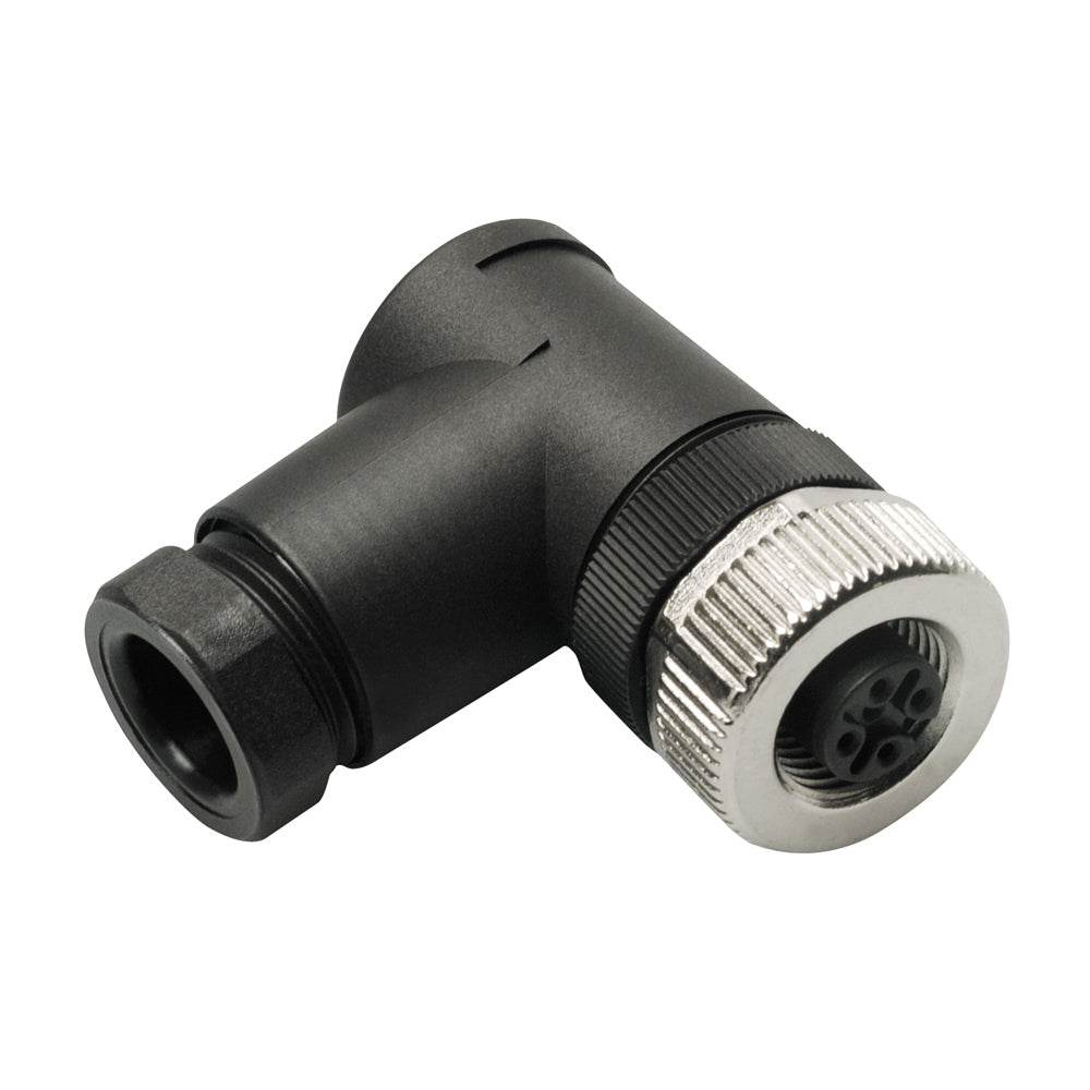 Suncoast Marine and Auto offers Maretron Micro/Mid Field Attachable Connector 90 Female [FA-CF-90]