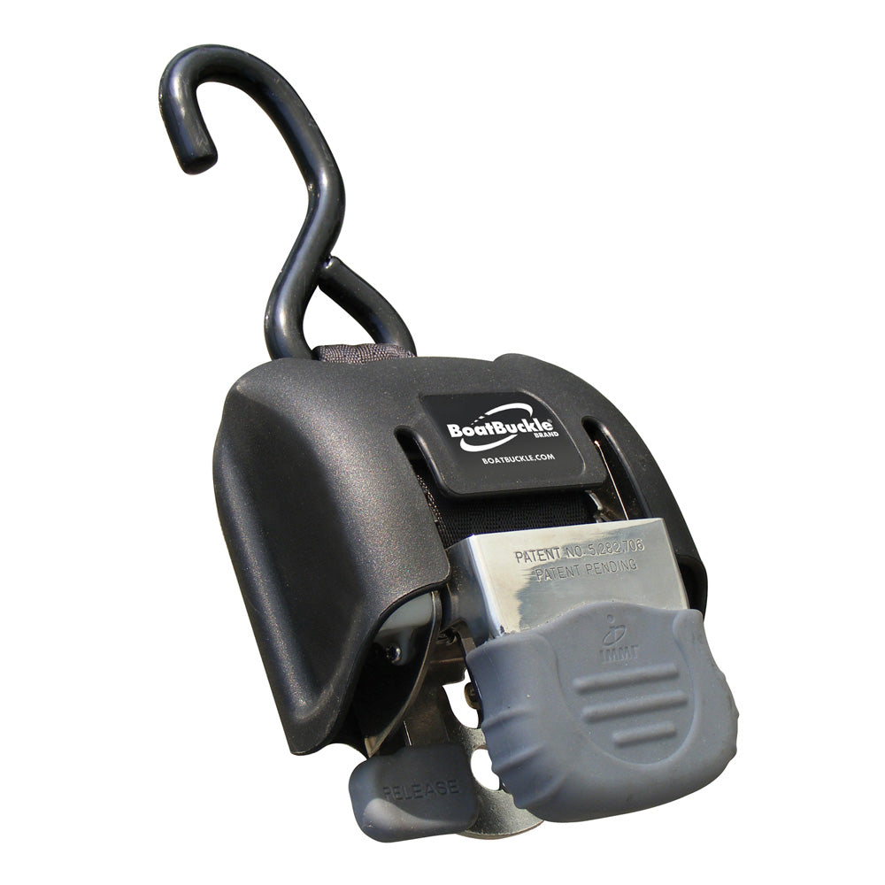 Suncoast Marine and Auto offers BoatBuckle G2 Retractable Transom Tie-Down - 2"-43" - Pair - Stainless Steel [F14256]