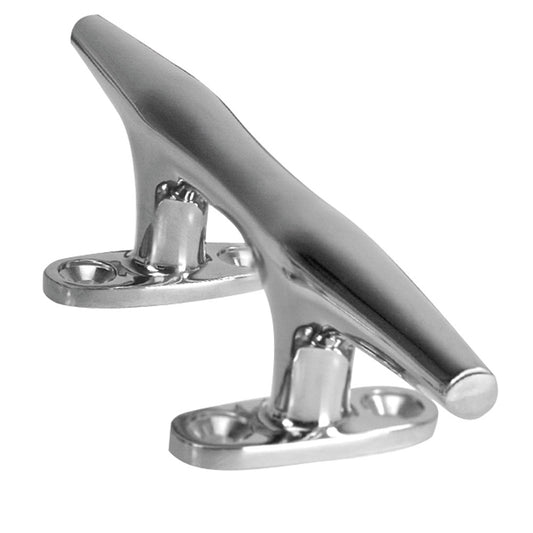 Suncoast Marine and Auto offers Whitecap Heavy Duty Hollow Base Stainless Steel Cleat - 8" [6110]