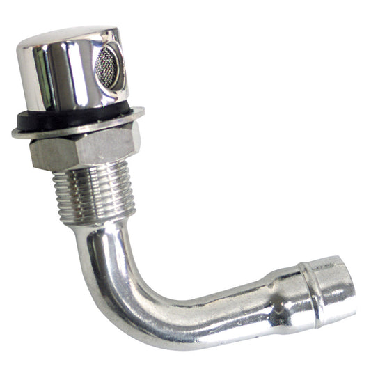 Suncoast Marine and Auto offers Whitecap Fuel Vent - Round Head, 90 Degree, 5/8" Hose [6023C]